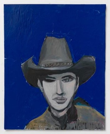 The loveless 1, 2011. Oil, glossy paper on board,