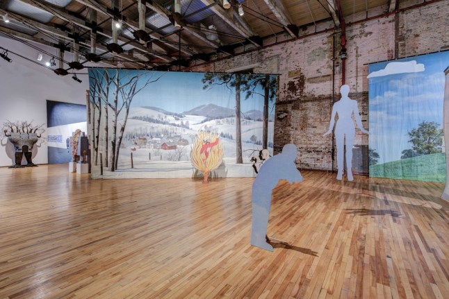 Entertaining Doubts. Installation view, 2015. MASS MoCA, North Adams, Massachusetts.