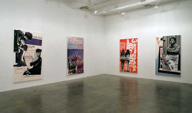 Paulina Olowska, installation shot. "Nowa Scena," 2007. Metro Pictures, New York.
