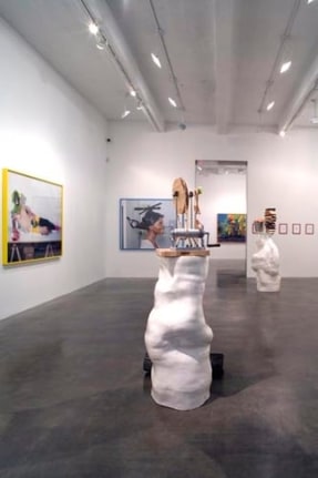 Olaf Breuning Installation view, 2008