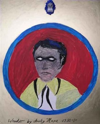 Wonder, 2006. Oil and plastic on board, 19.88 x 16.02 x 1.97 inches (50.5 x 40.7 x 5 cm). MP 8