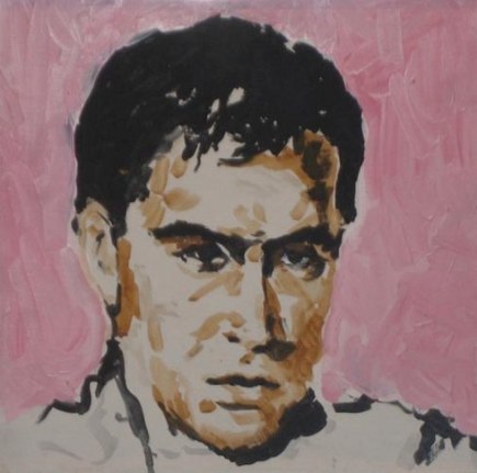 Untitled, 1981. Acrylic on board, 13-1/4 x 13-1/4 inches (32.4 x 32.4 cm). MP 27