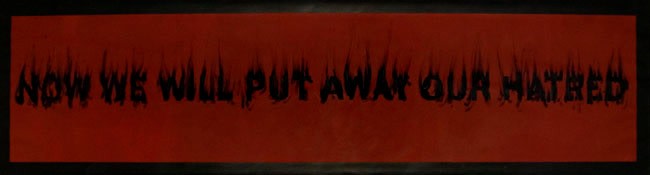 Gary Simmons Put Away Our Hatred, 20080