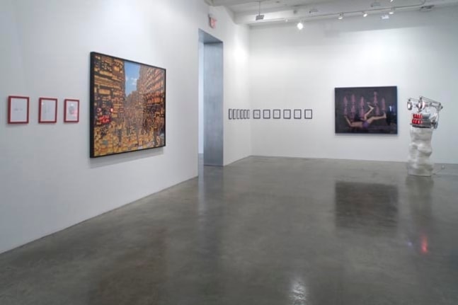 Olaf Breuning Installation view, 2008
