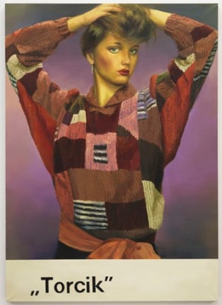 Cake, 2010. Oil on canvas, 68.9 x 49.21 inches (175 x 125 cm). MP 60