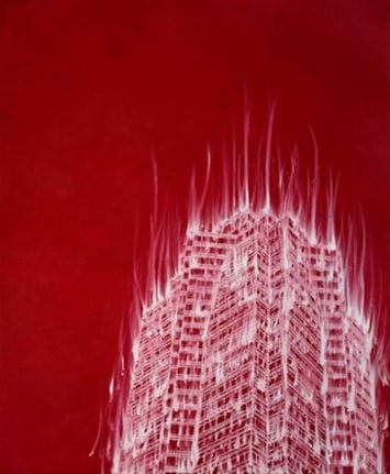 Gary Simmons Fox Plaza Inferno, 2007
