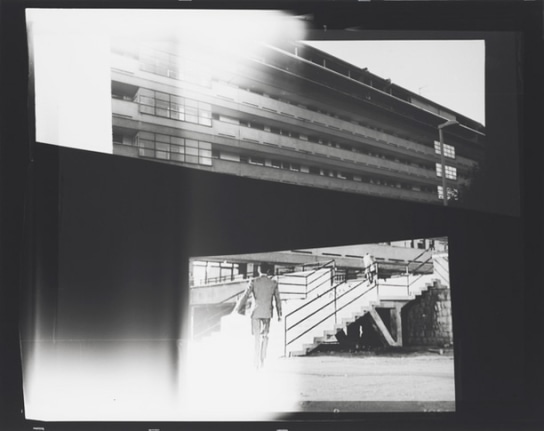 Recalling Frames, 2010. Black and white photograph, 42 1/2 x 53 1/2 inches (frame size) (108 x 135.9 cm). MP P-5