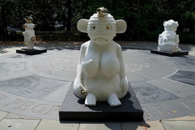 "Lightness of Being," installation view, 2013. City Park Hall, New York.