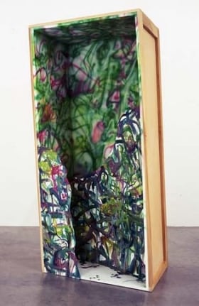 Cargo Cult Barbie, 2005. Wood, acrylic and oil, 73.5 x 32 x 25.25 inches (186.7 x 81.3 x 64.1 cm). MP 160