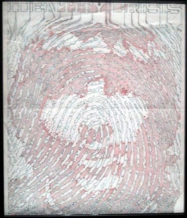 Study for Identity Crisis, 1987. Pencil on paper, 17 x 14 inches. MP D-55