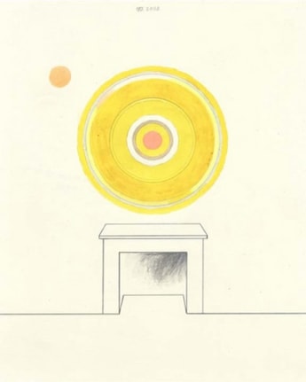 Another Mouth to Feed (in Yellow), 2003. Graphite, gouache, ink and colored pencil on paper, 10 1/2 x 8 inches. MP D-82