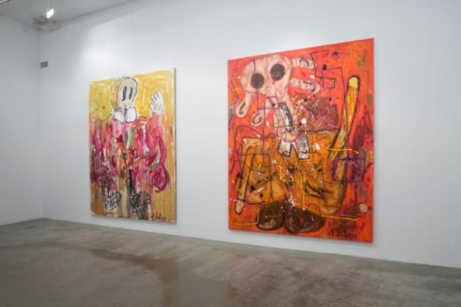 Installation view, 2008. Metro Pictures, New York.