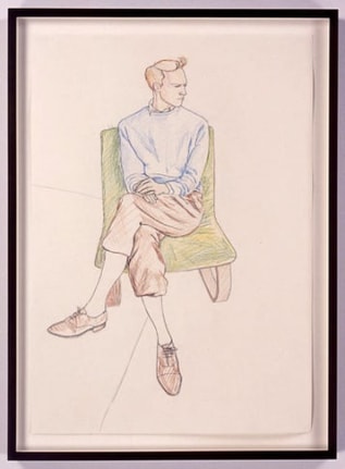 TinTin 3, 2005. Colored pencil drawing on paper, 23.4 x 16.5 inches. MP D-9