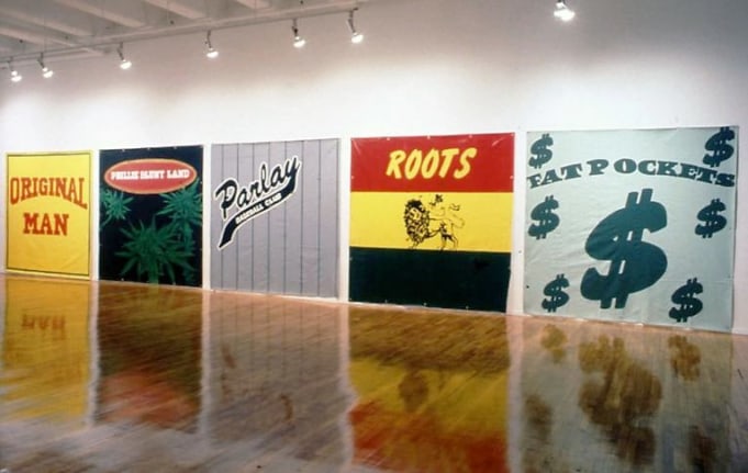 Installation view, 1993. Metro Pictures, New York.