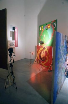 "The Poetics Project: 1977 - 1997," installation view, 1998. Metro Pictures, New York.