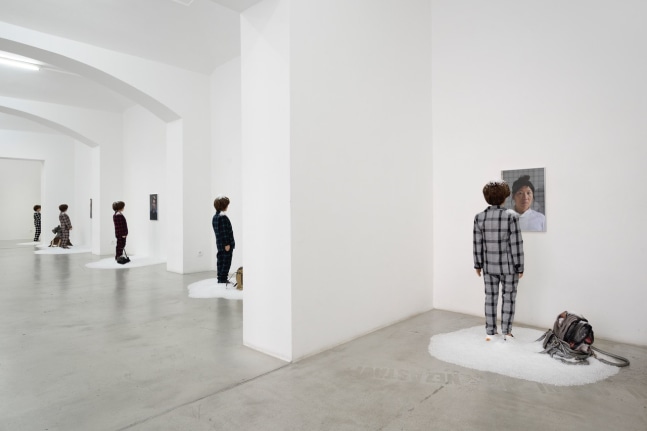 Nina Beier & John Miller, A True Mirror. Installation view, 2019. Hunt Kastner, Prague., 