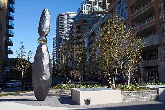"The Guardians," public installation, 2013. Liberty Village, Toronto.