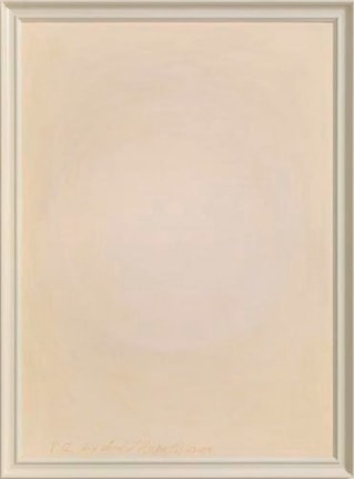 P 12, 2010. Oil on acid free museum mat board, 28 7/8 x 21 1/8 inches (73.3 x 53.7 cm). MP 55