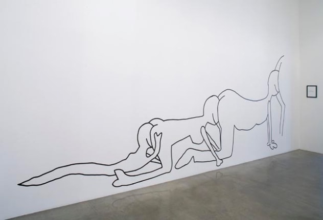 Olaf Breuning Installation view, 2008