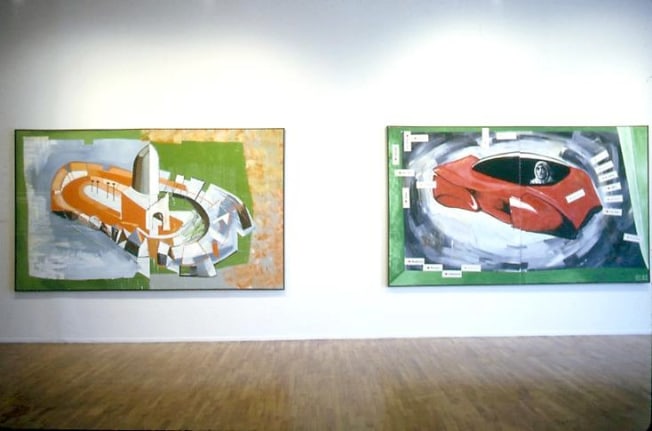 Installation view, 1985. Metro Pictures, New York.