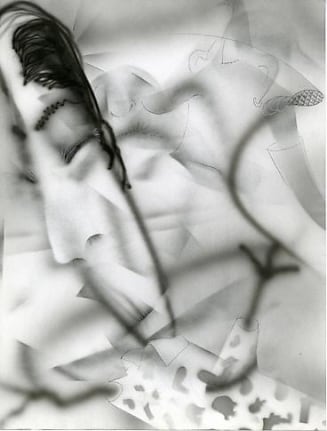 Comb Over Mugged, 1979/2012. Airbrush and pencil on paper, 16.63 x 13.63 inches (42.2 x 34.6 cm).