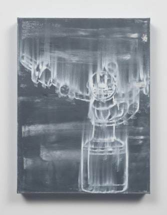 Gary Simmons painting Jack In The Ink Bottle