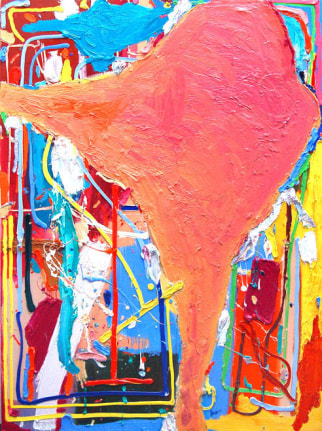 Tote Kühe im Himmel (Neo-Cézannismus), 2011.