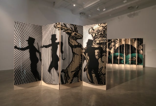 T. J. Wilcox, 2010, installation view. Metro Pictures, New York
