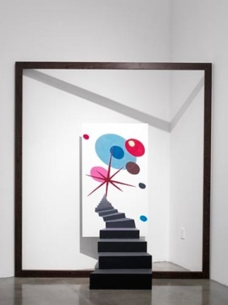 Nova Nomad, 2010. Acrylic on aluminium, wood frame, 86 5/8 x 78 3/4 inches (220 x 200 cm). MP 56