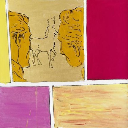 Medley 11, 2011. Acrylic on canvasboard, 23.62 x 23.62 inches (60 x 60 cm).