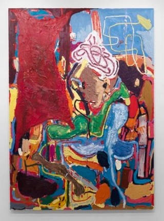 Aladin und die Wunderlampe (Aladdin and the Magic Oil Lamp), 2010. Oil on canvas, 124 1/2 X 90 1/2 inches (316.2 x 229.9 cm). MP 47
