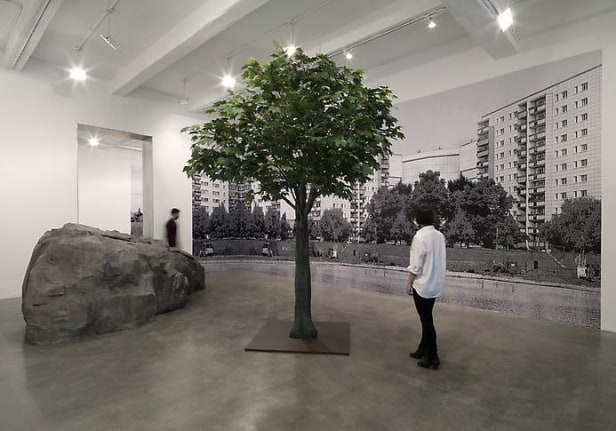 "Suburban Past Time," installation view, 2012. Metro Pictures, New York.