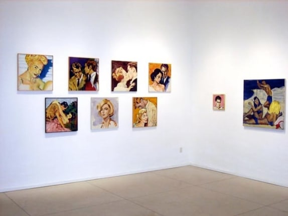 80s Paintings, 2008, installation view. Metro Pictures, New York.
