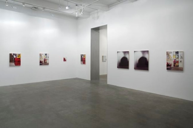 "Sucked In, Blown Out, Obviously Indebted or One Foot in Front of the Other," installation view, 2008. Metro Pictures, New York.