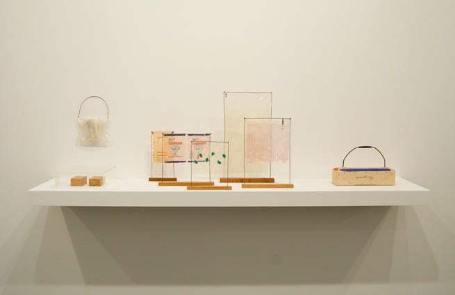 B. Wurtz: Works 1970–2011, installation view. Metro Pictures, New York.