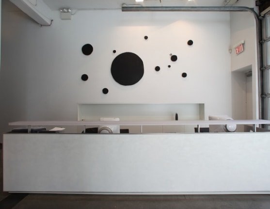 Universe, 2009. Wood, hardware, hot glue, acrylic paint, 8 parts dims variable; largest part:45 x 46 inches (114.3 x 116.8 cm). MP 46