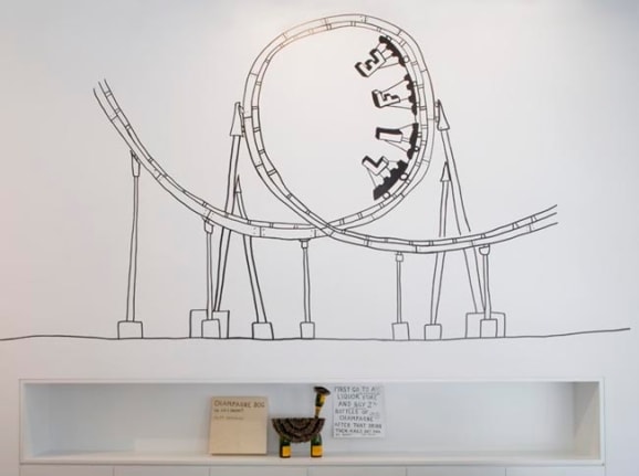 Olaf Breuning Installation view, 2008