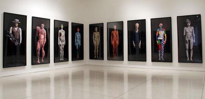 Installation view of &quot;The Art Freaks,&quot; 2011. Metro Pictures, New York