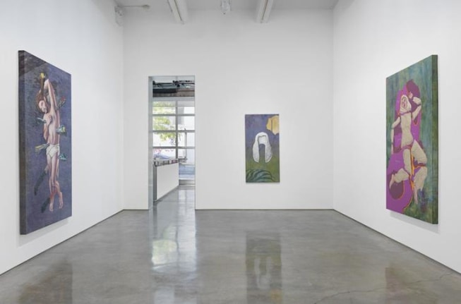 Jim Shaw, "I Only Wanted You to Love Me." Installation view, 2014. Metro Pictures, New York.