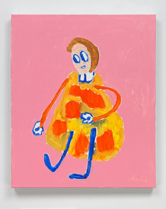 Untitled, 2018. Acrylic on canvas,