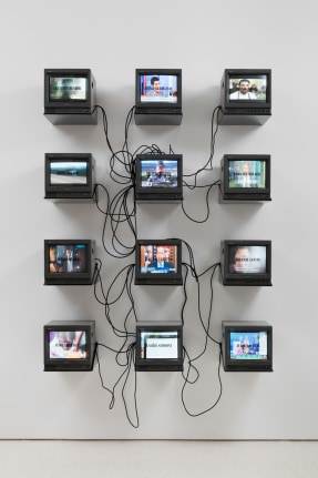 TV Text and Image (Metro Pictures Version), 1986.