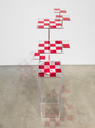 1 2 Mate, 2010. Acrylic and aluminium, 24 1/2 x 13 1/2 x 20 1/2 inches (62.2 x 34.3 x 52.1 cm). MP 57