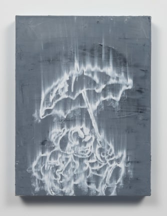 Gary Simmons painting In The Rain