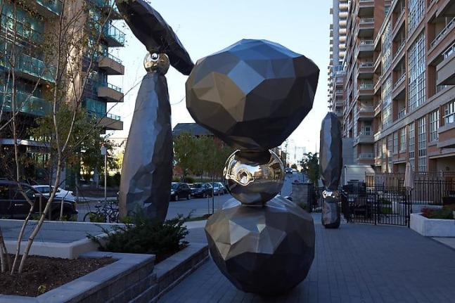 "The Guardians," public installation, 2013. Liberty Village, Toronto.
