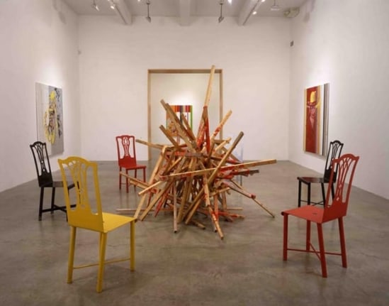 Martin Kippenberger, "Jacqueline: The paintings Pablo couldn't paint anymore," 2000. Metro Pictures, New York.