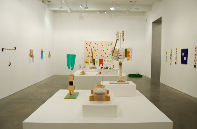 B. Wurtz: Works 1970–2011, installation view. Metro Pictures, New York.