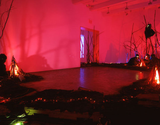 Apes, 2001. Mixed media, dimensions variable. MP 1