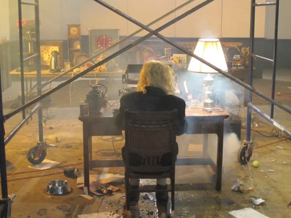 Film still from Grundlegung Zur Krankisch Grundrisse Kopf bis Magen Innere