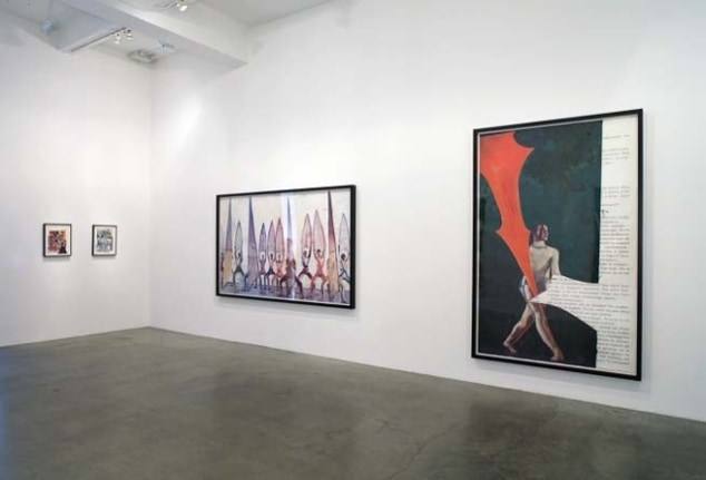Paulina Olowska, installation shot. "Nowa Scena," 2007. Metro Pictures, New York.