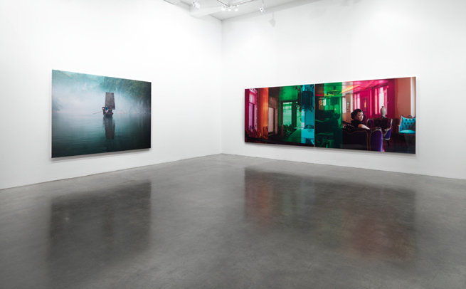 Ten Thousand Waves, 2011, installation view. Metro Pictures, New York.